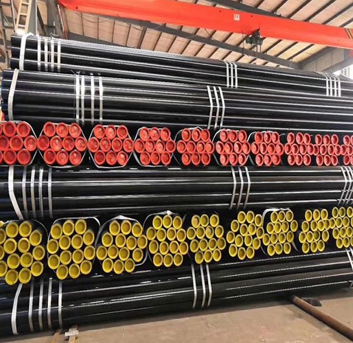 Black Carbon Steel Seamless Pipes for Industrial and Construction Applications